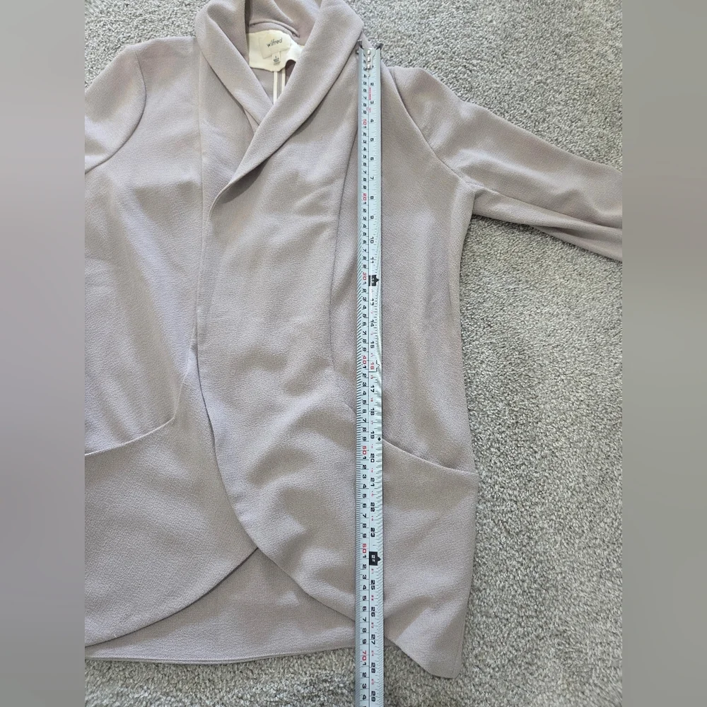 Aritzia Wilfred Grey Chevalier Blazer Size 6 - Picture 8 of 10